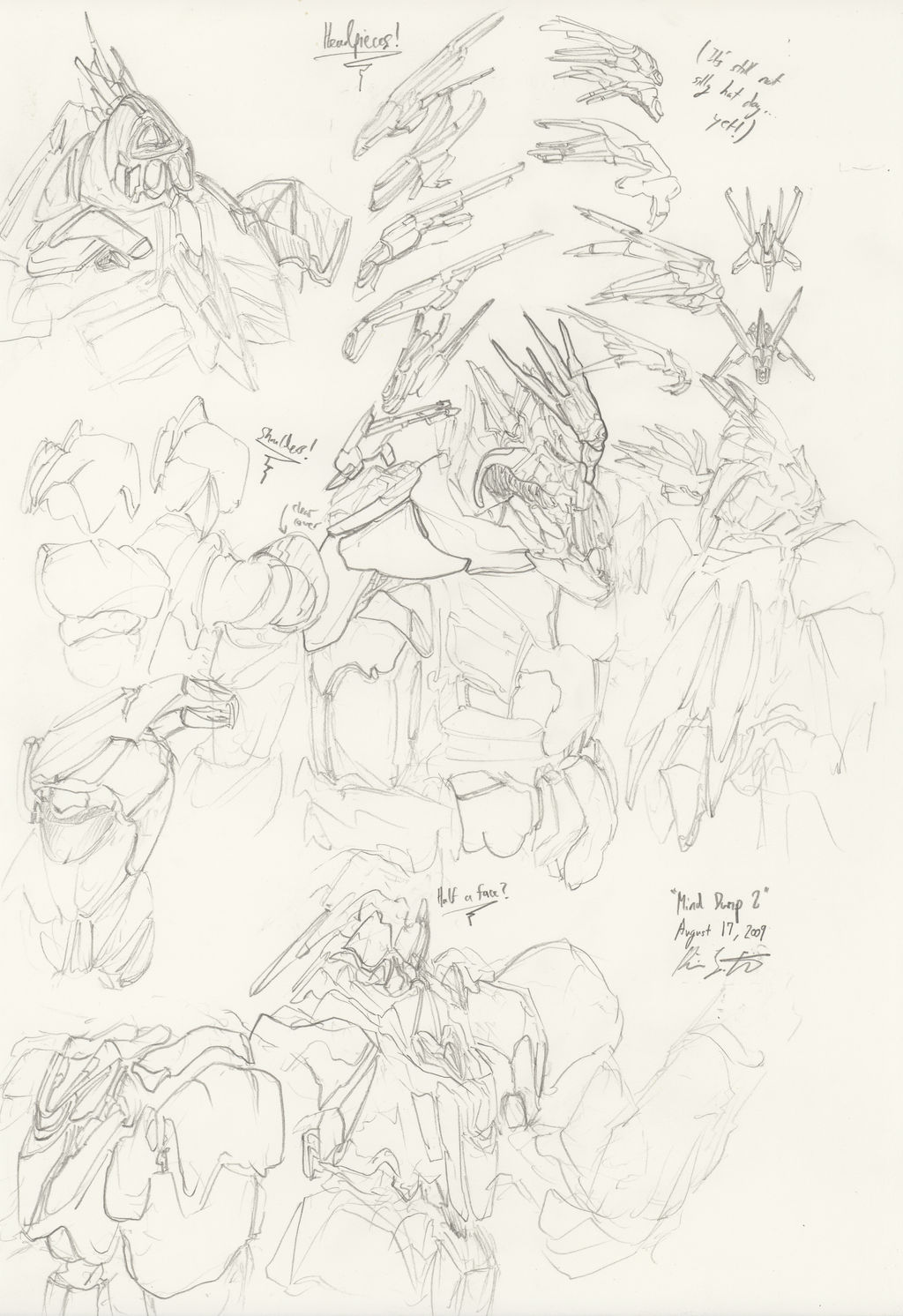 The Mecha Sketchbook - 24 by PlasmaFire3000