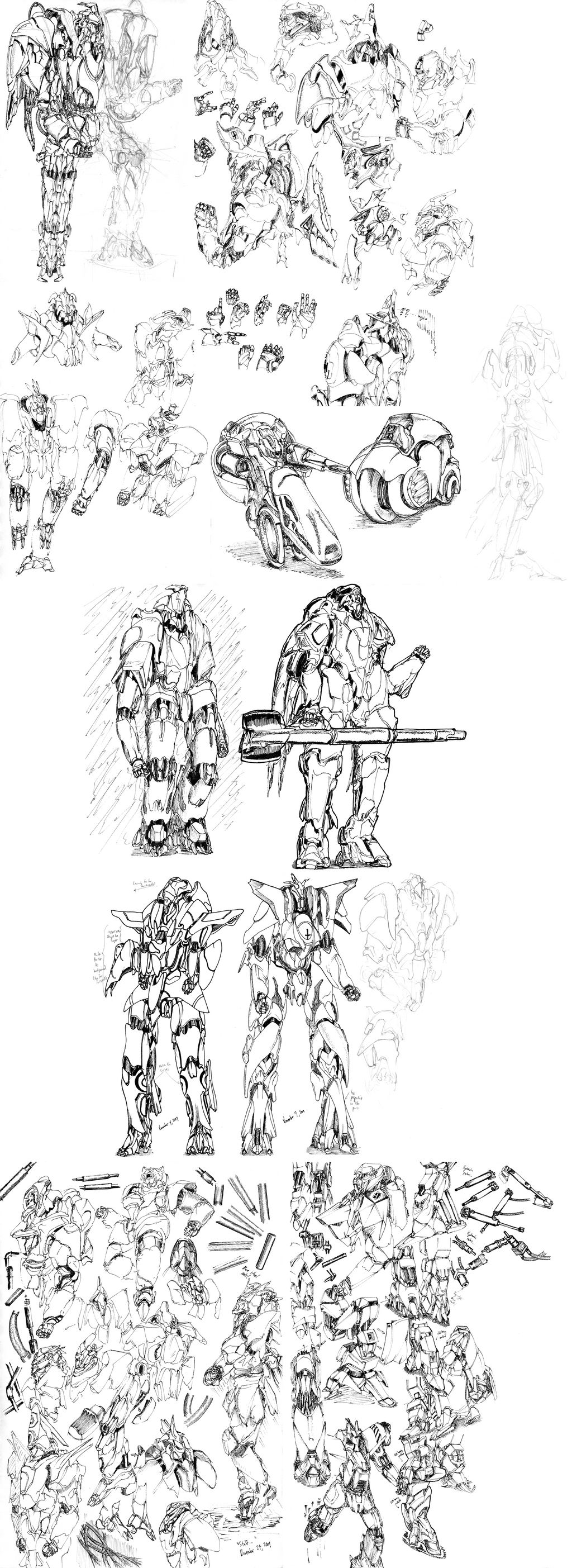 The Mecha Sketchbook - 25 by PlasmaFire3000