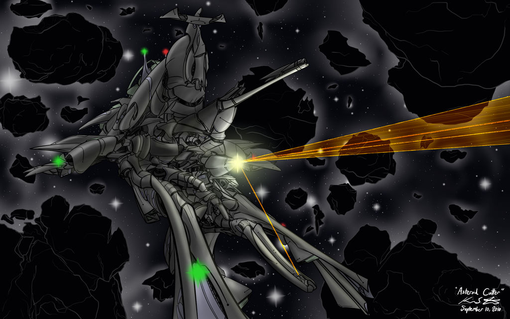 Asteroid Cutter by PlasmaFire3000