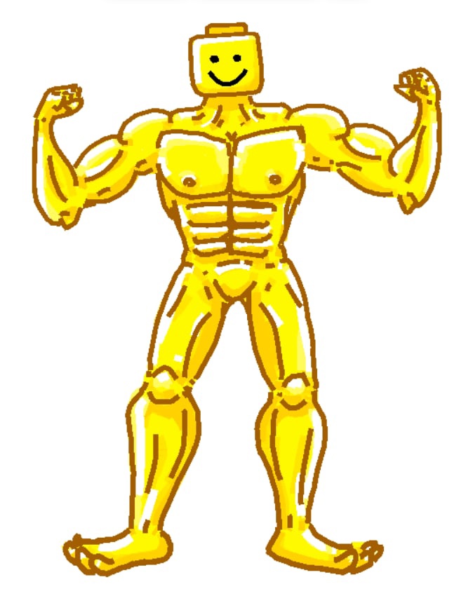 Roblox-muscle-man-j429fl58ar6is3p5 by xaviergodpackdude on DeviantArt