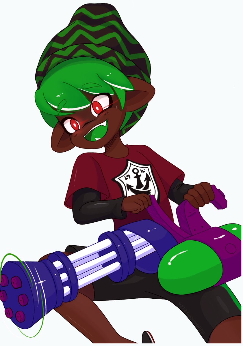 Crazy Inkling Boy by INFAMOUSAVAGE on DeviantArt