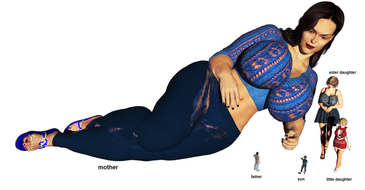 Giantess Mother in the family by BigELSA on DeviantArt
