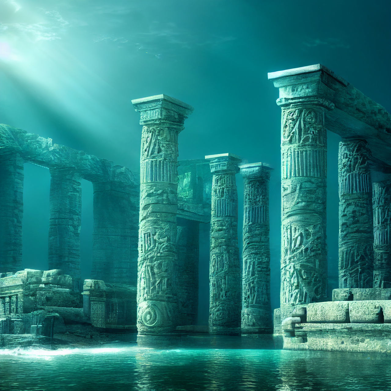 Atlantis Ruins by AArtifex on DeviantArt