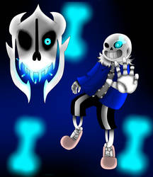 Sans and Gaster Blaster