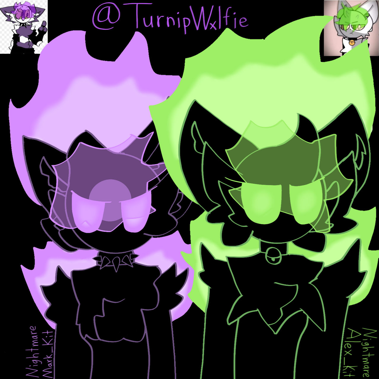 Alex Kit Nightmare Mark_Kit and Alex_Kit by TurnipWxlfie on DeviantArt
