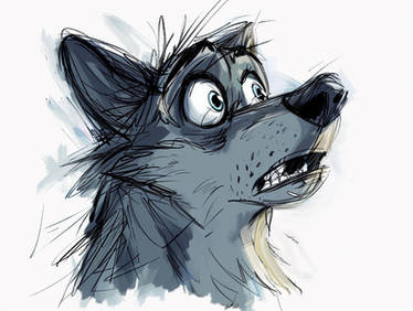 Scared Wolf