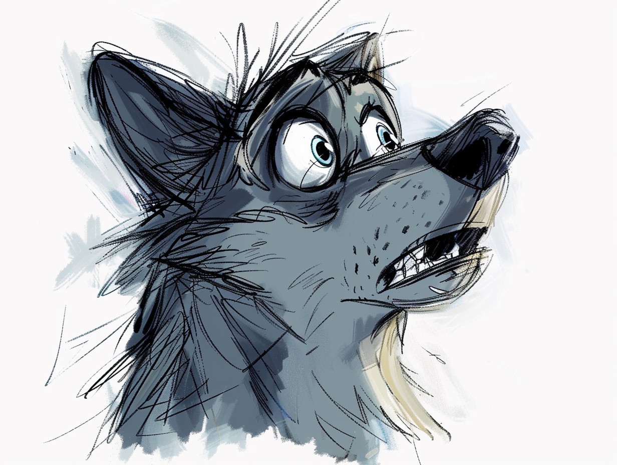 Scared Wolf by wolffchen on DeviantArt