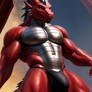 Anthro - Red Dragon