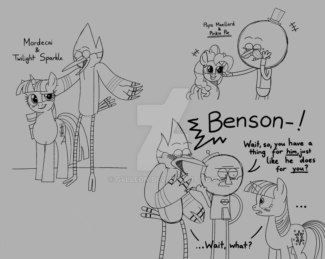 Regular Show Mlp Deviantart Regular Show X MLP - Small Sketchdump ft MordeTwi by G4LLEON on DeviantArt