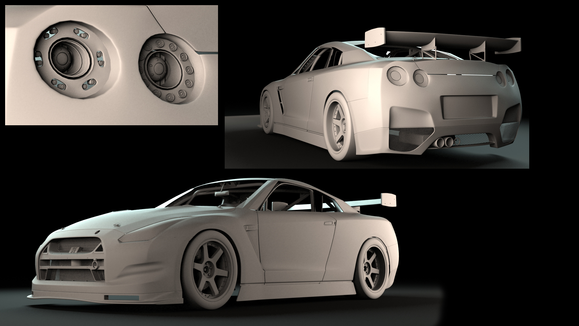 Nissan GTR RC Exterior WIP7