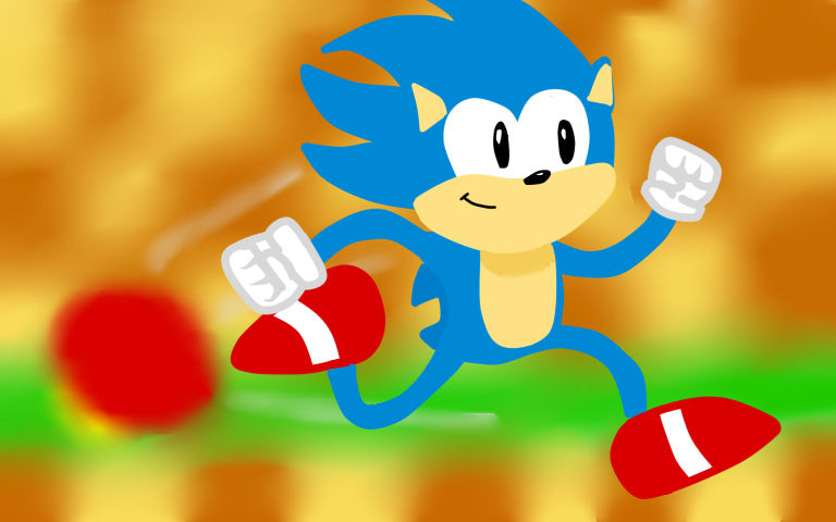 Classic Sonic the hedgehog by ArrowMan13 on DeviantArt