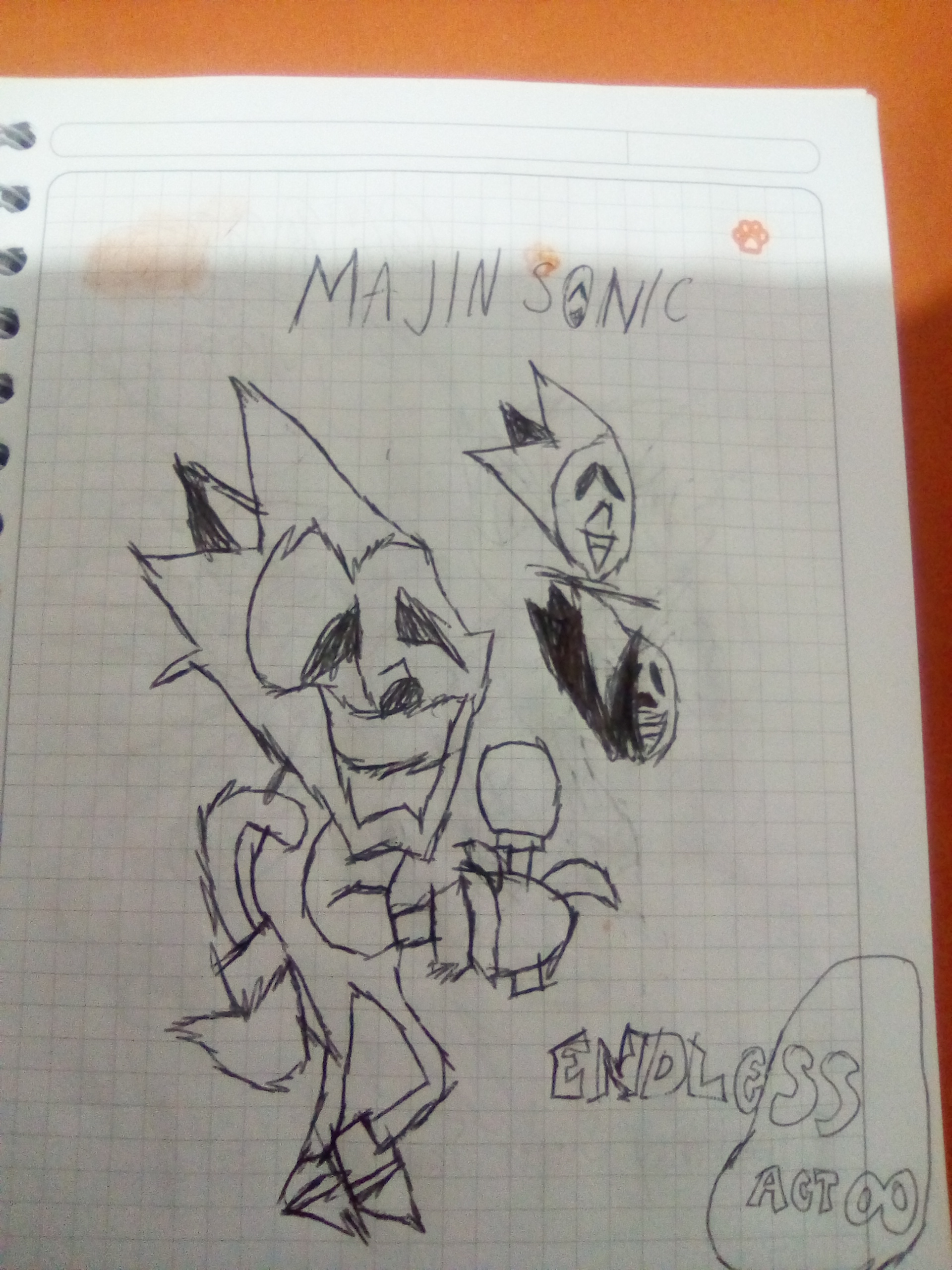 Majin Sonic fanart Re-draw by ColorArtAndBolb on DeviantArt