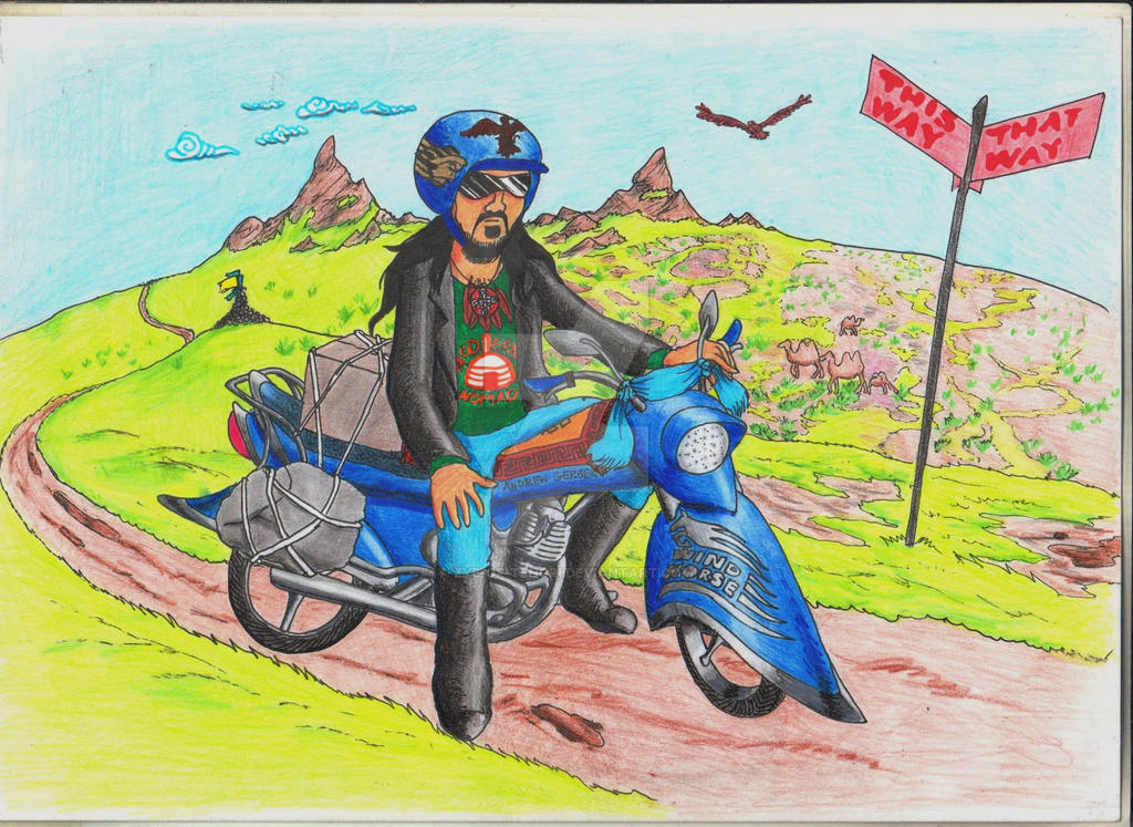 Deviantart Riding Motorcycle Man Riding a Motorcycle by eye-of-tengri on DeviantArt