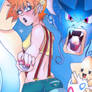 Misty And Gyarados mandando um hyper raio c: