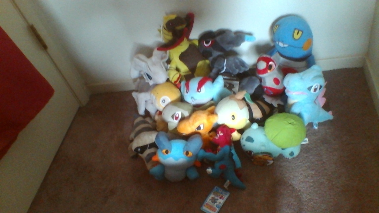 ALL MY POKEMON PLUSHIES