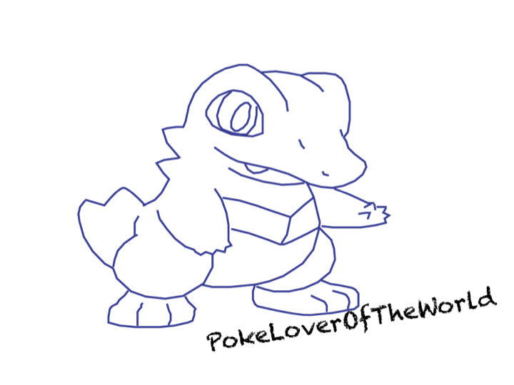 My Totodile Sketch