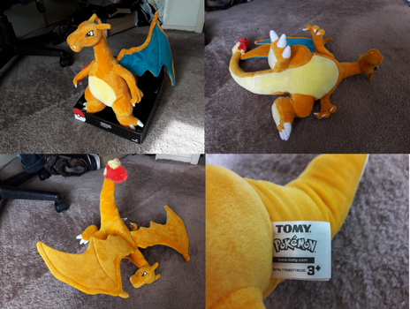 Tomy top charizard plush