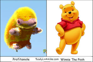 Profitamole totally looks like Winnie The Pooh