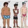 heights + body types