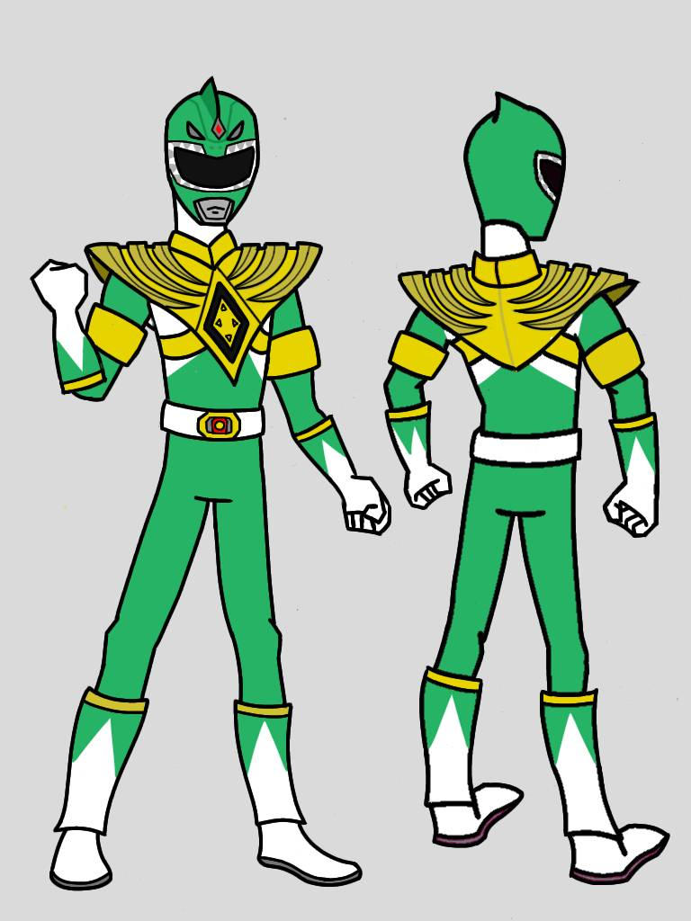 Power Rangers Green Rangers Deviantart MMPR Green Ranger Digital Fanart by Sebasado on DeviantArt