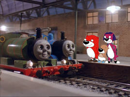 Thomas And Percy Scared Of Jay Jay The Jet Plane By