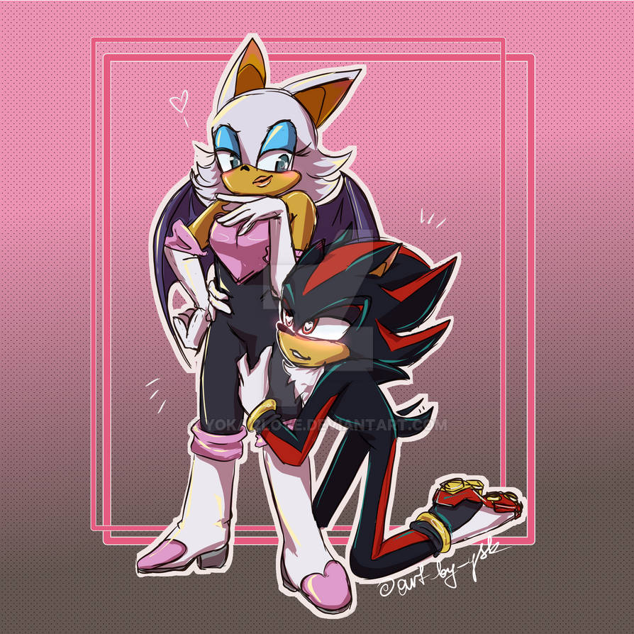 Shadow Rouge Wolf shadow and rouge by Yokai2love on DeviantArt