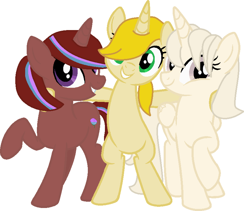 Base 9: Three Best Friends by Fiona984 on DeviantArt