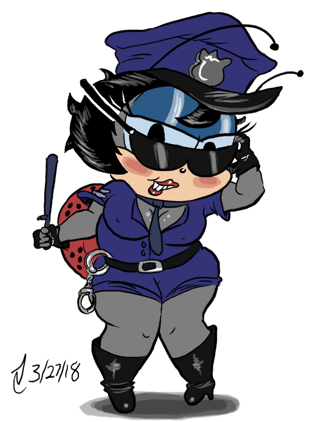 Lady Bug the Sexy Cop