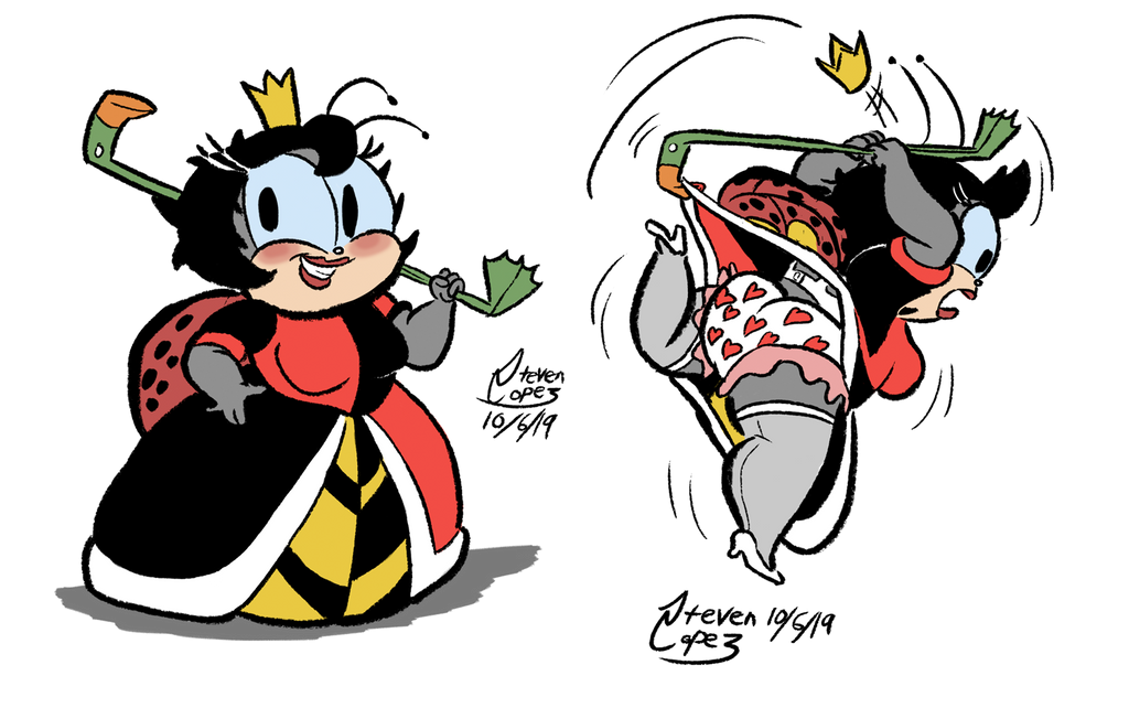 Lady Bug The Red Queen by SteLo-Productions95 on DeviantArt