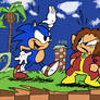 Sonic Meets Alex Kidd