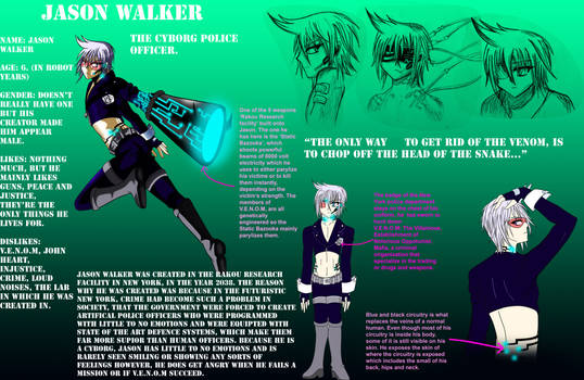 Jason Walker Character sheet