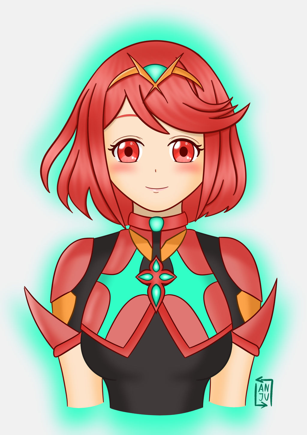 Pyra Possession Pyra - Xenoblade 2 by Anju-kun on DeviantArt