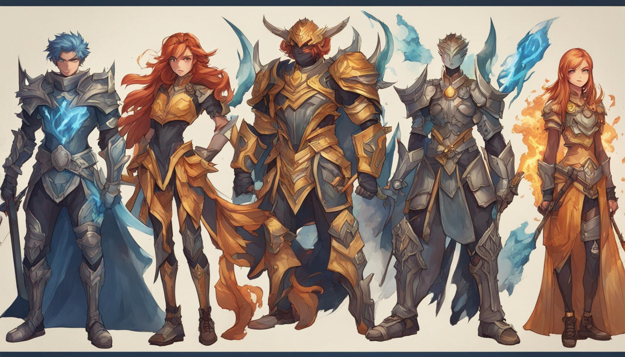 Elemental Class Elemental Warriors by wakeuptoreality09 on DeviantArt