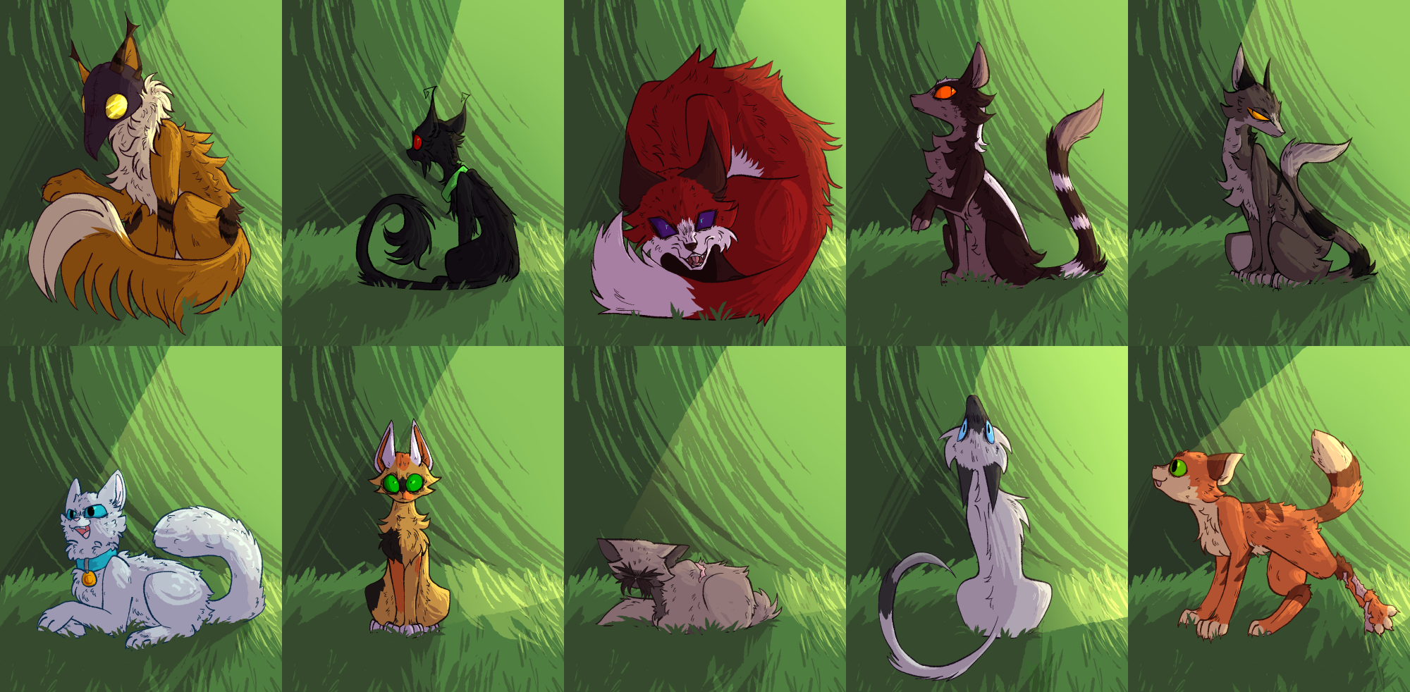 Dark Water Characters by lycosiday on DeviantArt