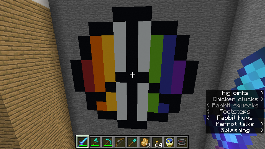 Minecraft Pixel Art Rainbow Peace Symbol By Blake2903 On Deviantart Minecraft Pixel Art Rainbow Peace Symbol By Blake2903 On Deviantart