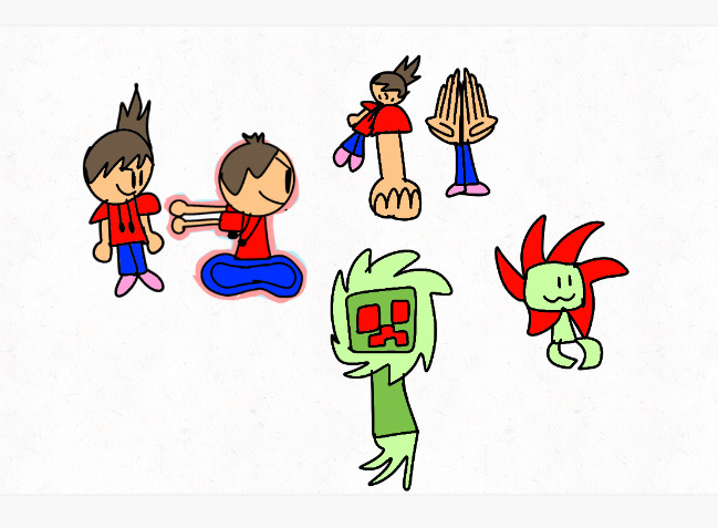 Repeerc Creeper action moveset 1 by creeperandfriendsart on DeviantArt