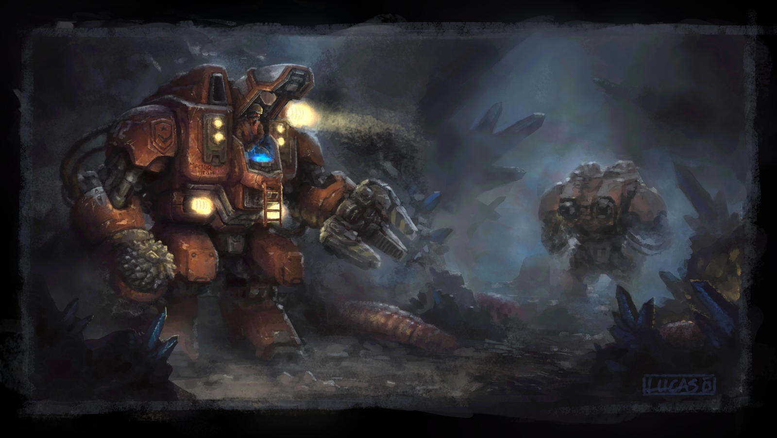 Starcraft 2 SCV by ArtofRagnar on DeviantArt
