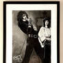 Freddie Mercury and  Brian May of Queen (framed A3