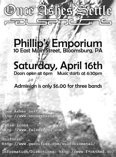 FTF Event Poster -- April '05