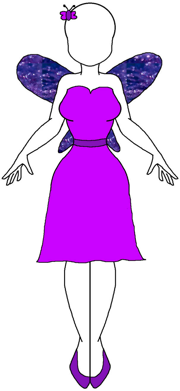 Purple butterfly dress 2.0 by Sonicgal970 on DeviantArt