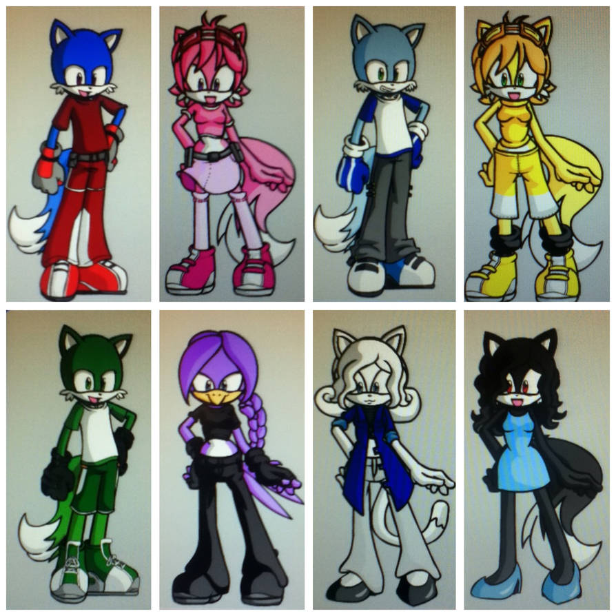 All OC's of mines (Time Travel Sentai TimeFox). by Froexd on DeviantArt