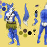 Alex the jungle fox (ref sheet).