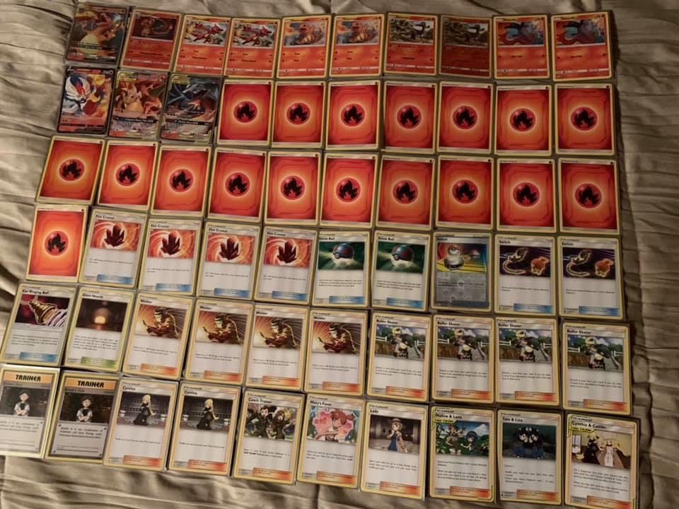(New) Pokemon TCG fire deck. by Froexd on DeviantArt