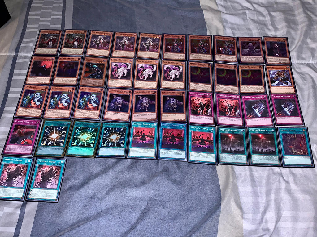 deck vampire yugioh Amazon.com: Yu-Gi-Oh! - Genesis (SD2-EN001) - Structure 2: Zombie Madness - Unlimited Edition All cards will be carefully packed for safe transit. Vampire deck (yugioh 2021). by