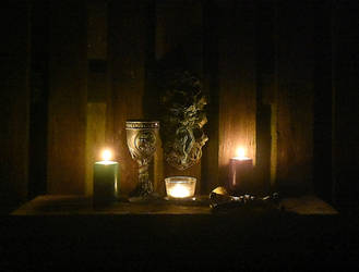 Outside Altar at Samhain