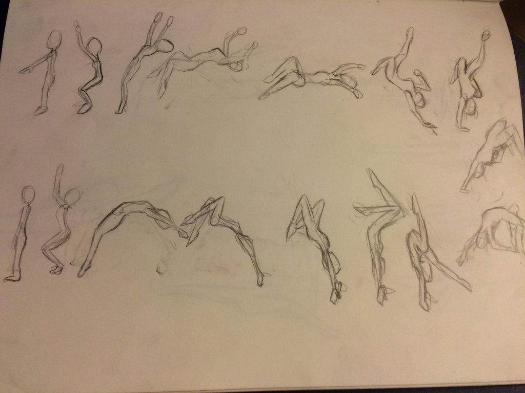 Backflip and back-kick sequence by kanadia413 on DeviantArt