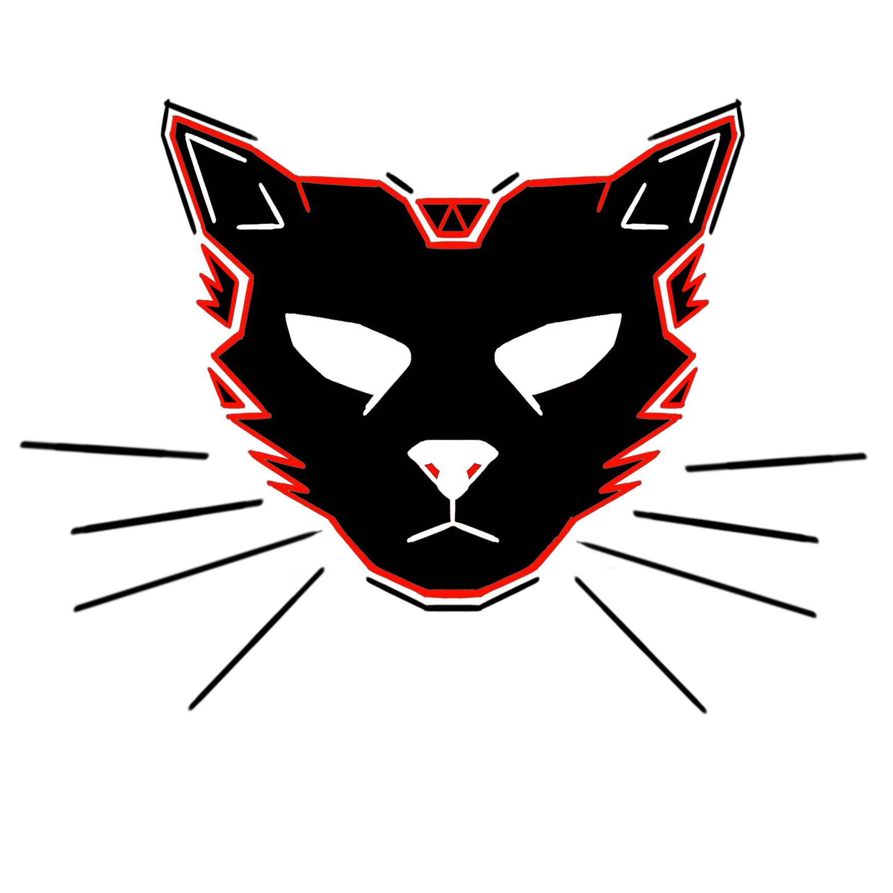 Cat icon (black). by Kostik64 on DeviantArt