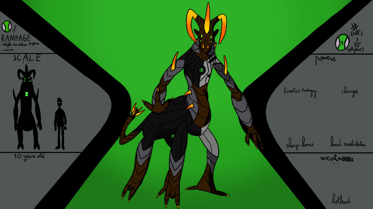 Ben Rampage Ben 10 PowerCore- Rampage by hellwalker99 on DeviantArt