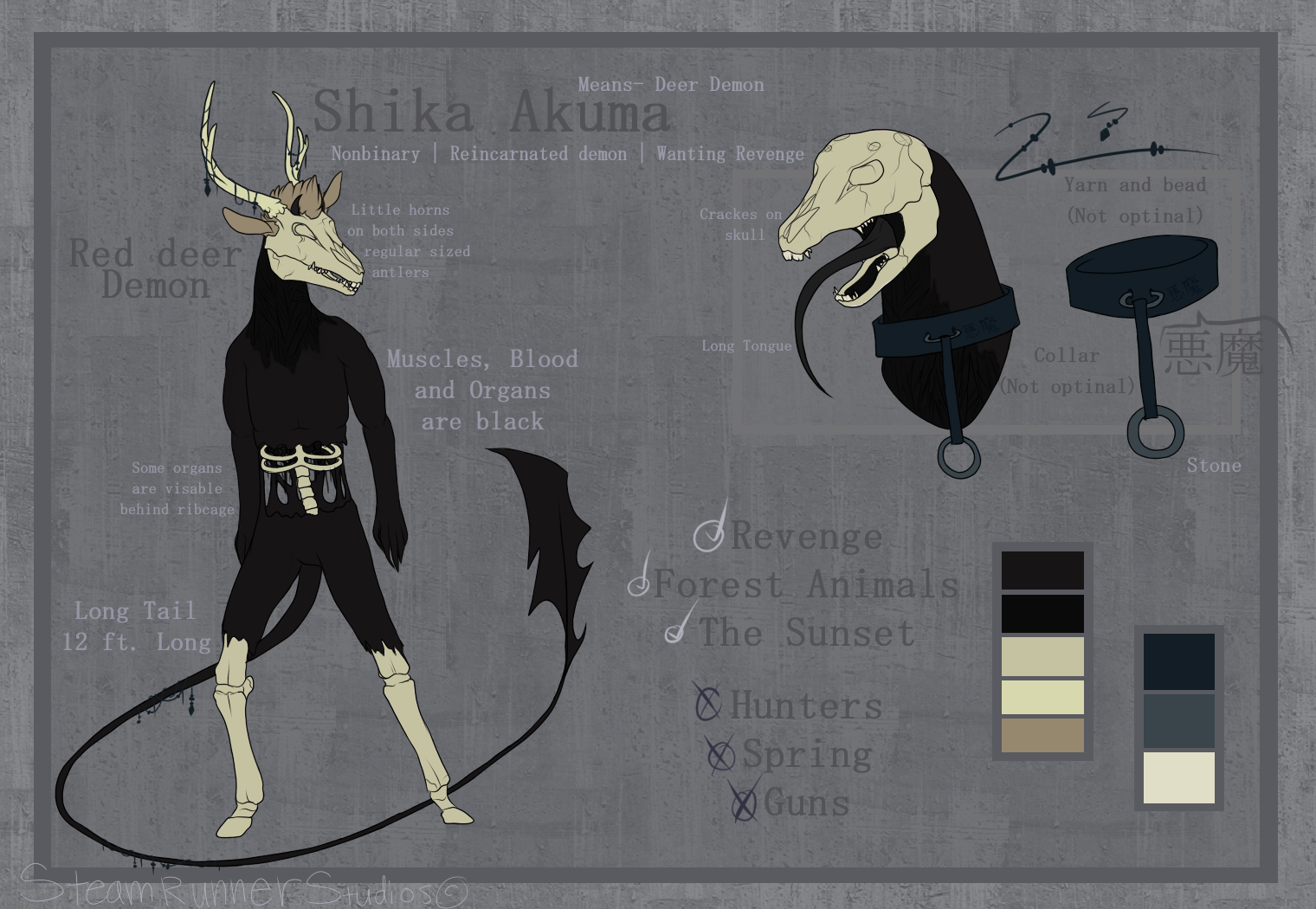 Shika Akuma Ref  (Fursona)| REVAMP