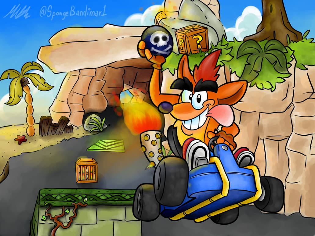 Crash Team Racing | Nitro-Fueled Fan-Art by SpongeBandiMark on DeviantArt